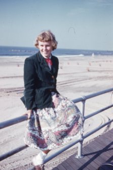 Mom, at 15, Coney Island, 1953
